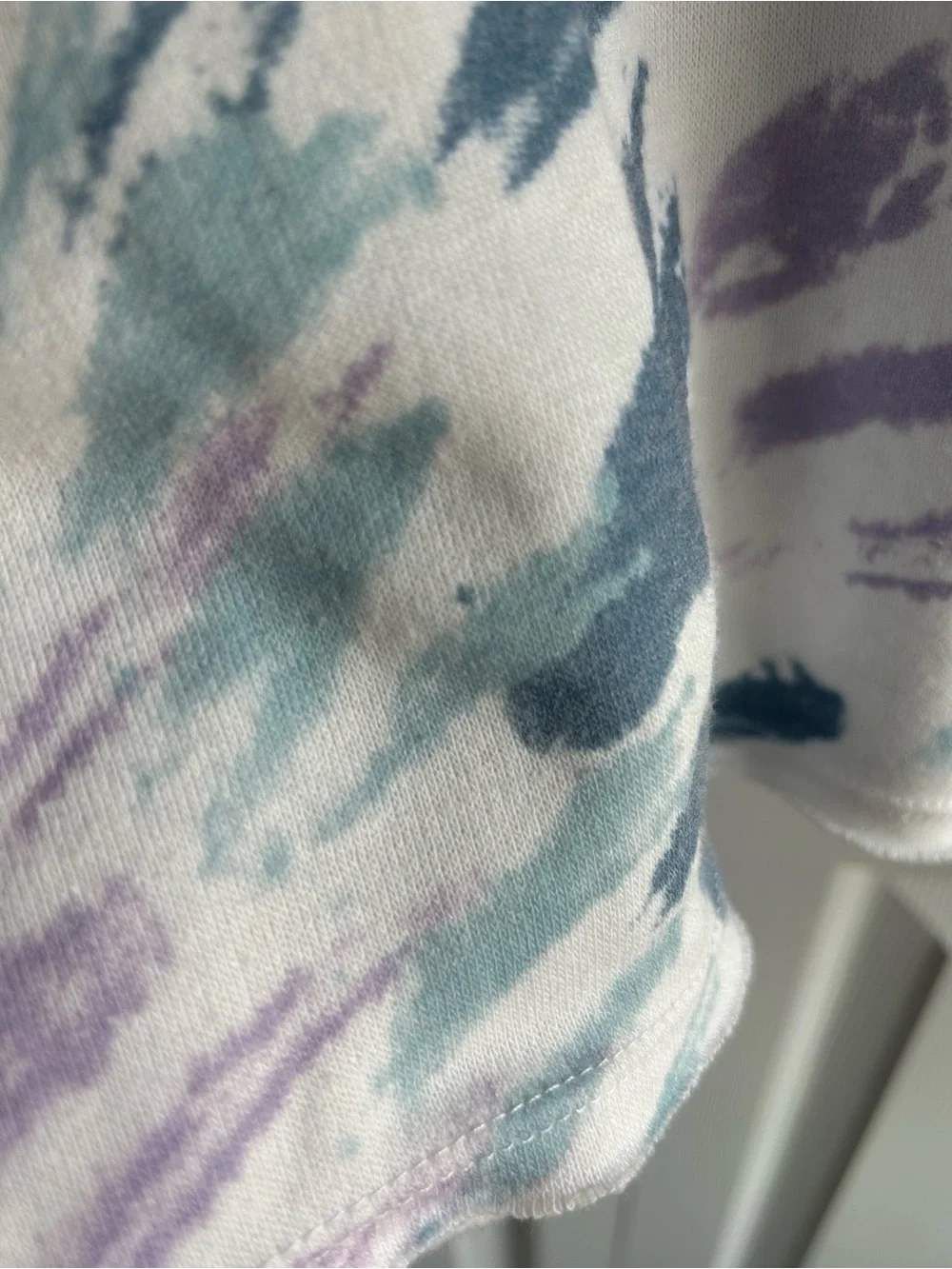 art class Pastel Tie-Dye Crewneck Sweatshirt - White / Blue / Lilac